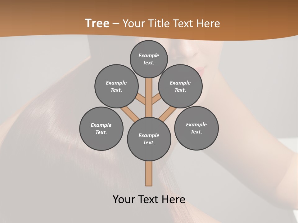 Face Head White PowerPoint Template