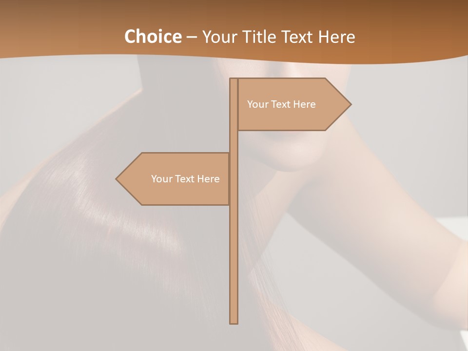 Face Head White PowerPoint Template