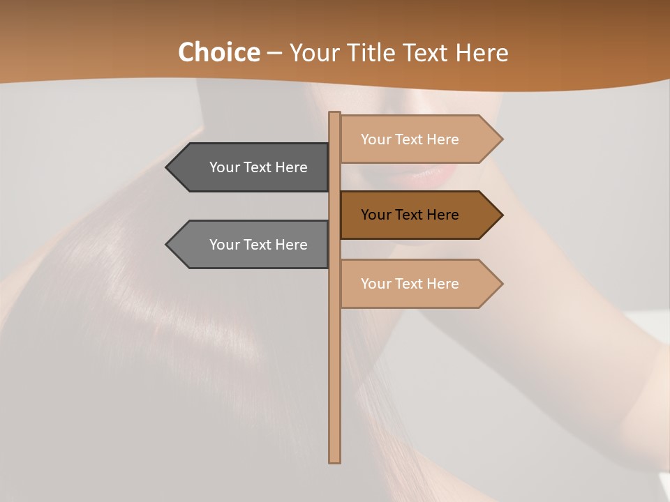 Face Head White PowerPoint Template