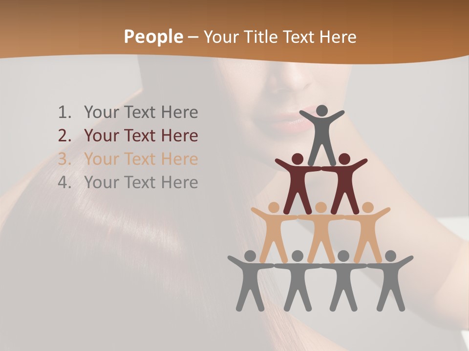 Face Head White PowerPoint Template