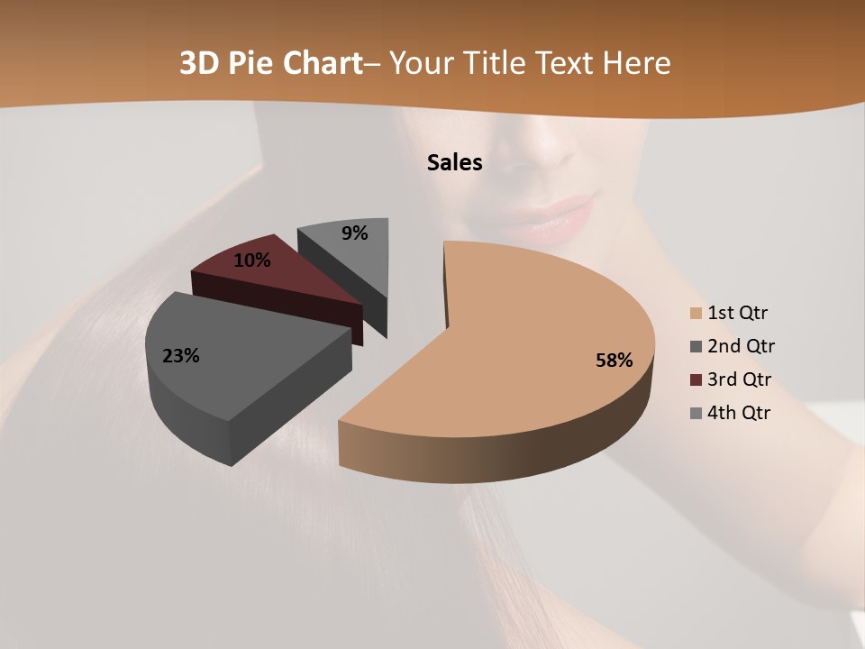 Face Head White PowerPoint Template