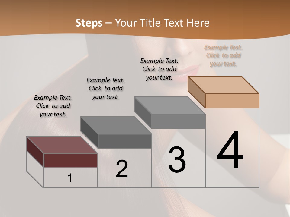 Face Head White PowerPoint Template