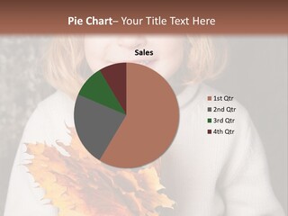 Orange Maple Hat PowerPoint Template