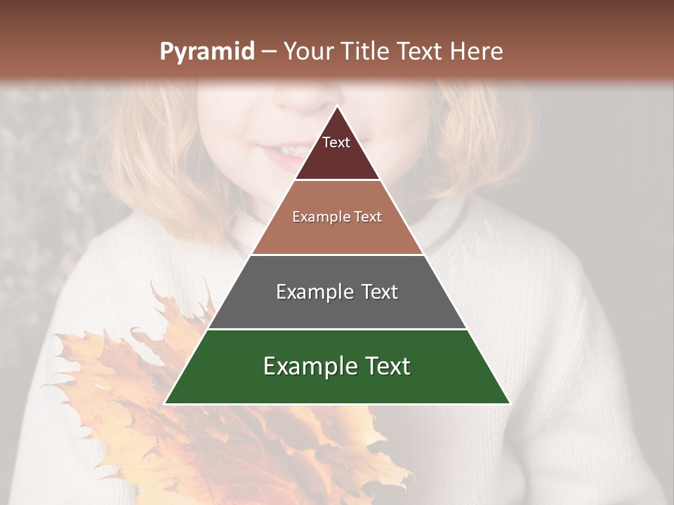 Orange Maple Hat PowerPoint Template