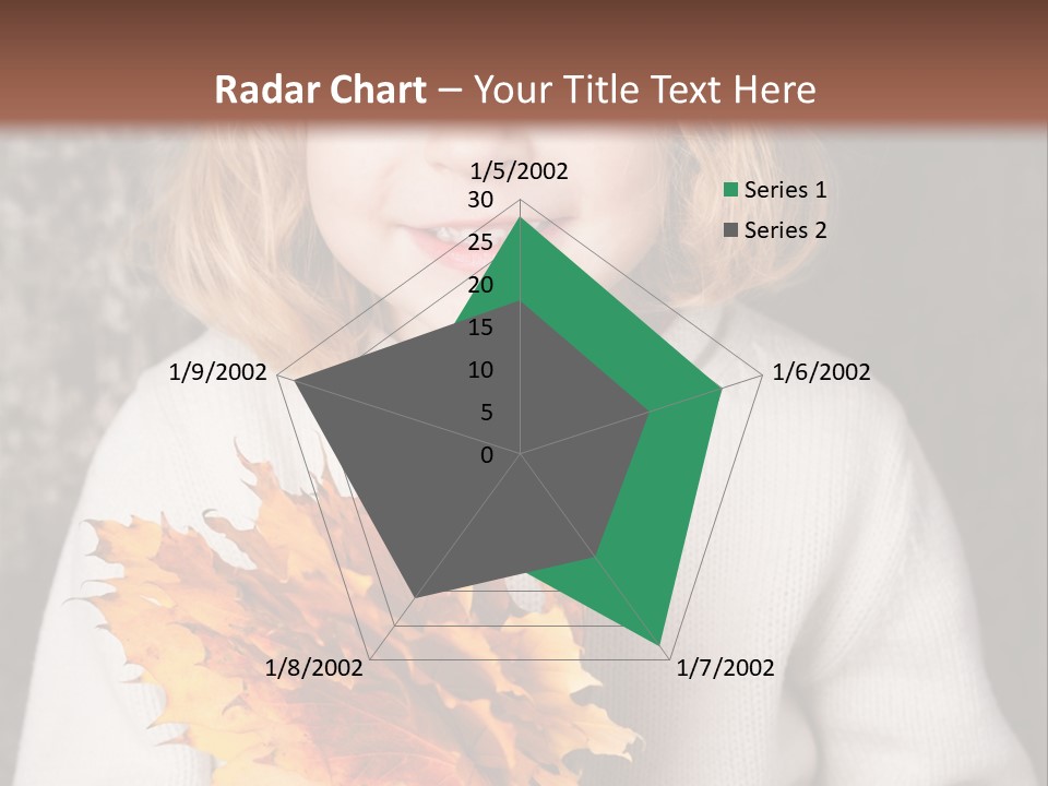 Orange Maple Hat PowerPoint Template