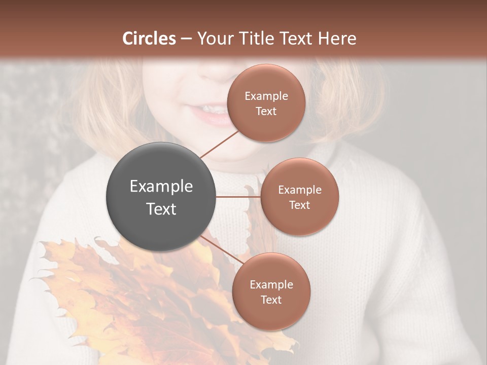 Orange Maple Hat PowerPoint Template