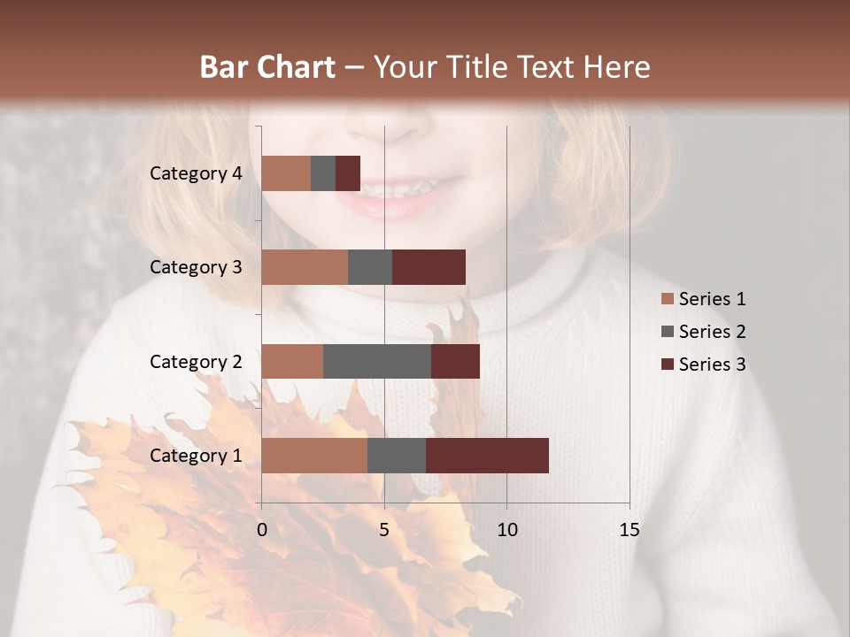 Orange Maple Hat PowerPoint Template