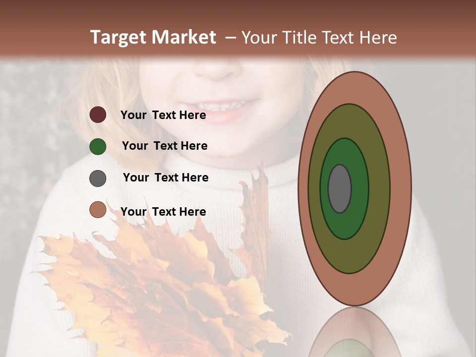 Orange Maple Hat PowerPoint Template