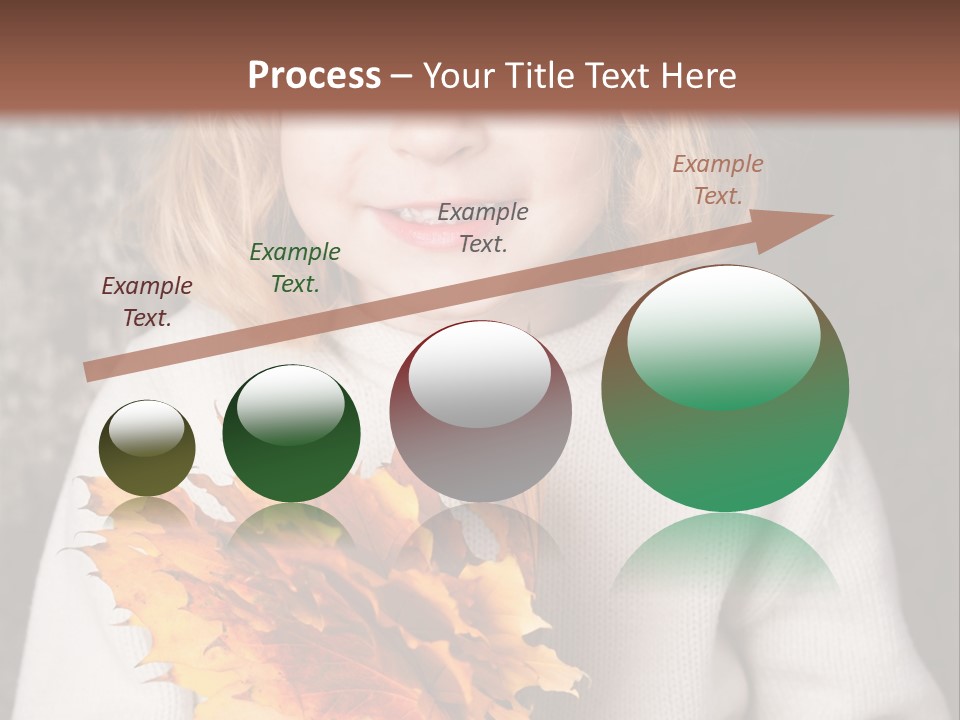 Orange Maple Hat PowerPoint Template