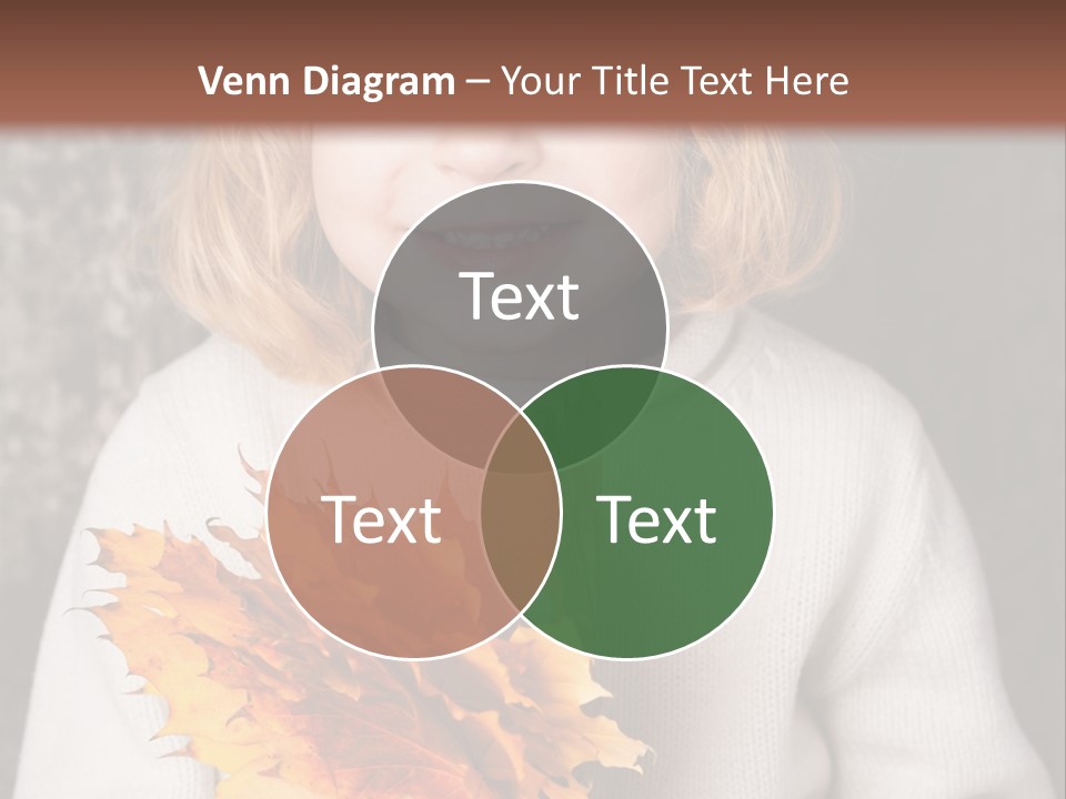 Orange Maple Hat PowerPoint Template