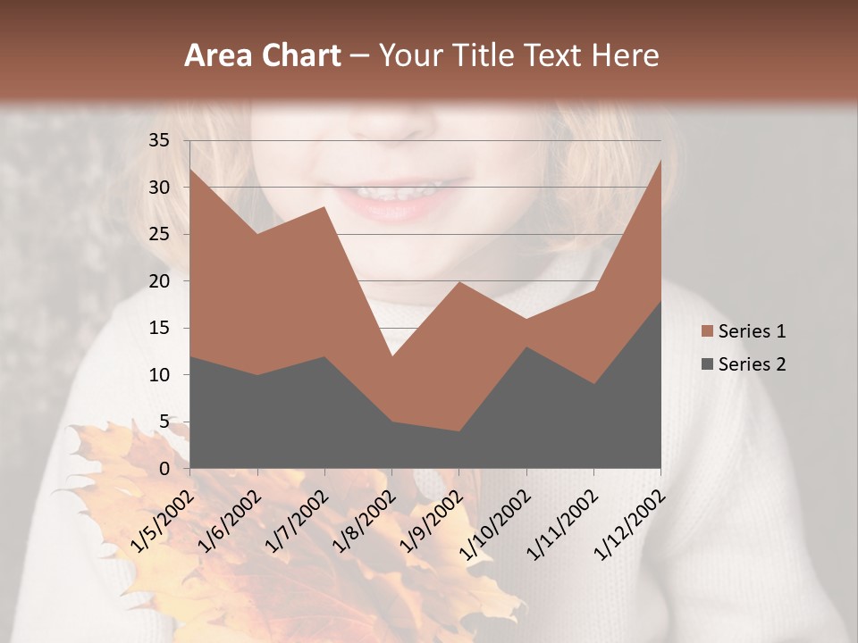 Orange Maple Hat PowerPoint Template