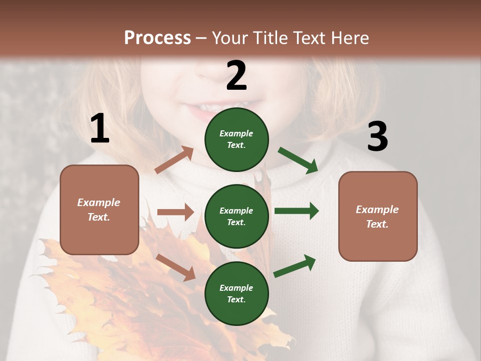 Orange Maple Hat PowerPoint Template