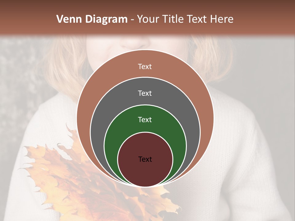 Orange Maple Hat PowerPoint Template