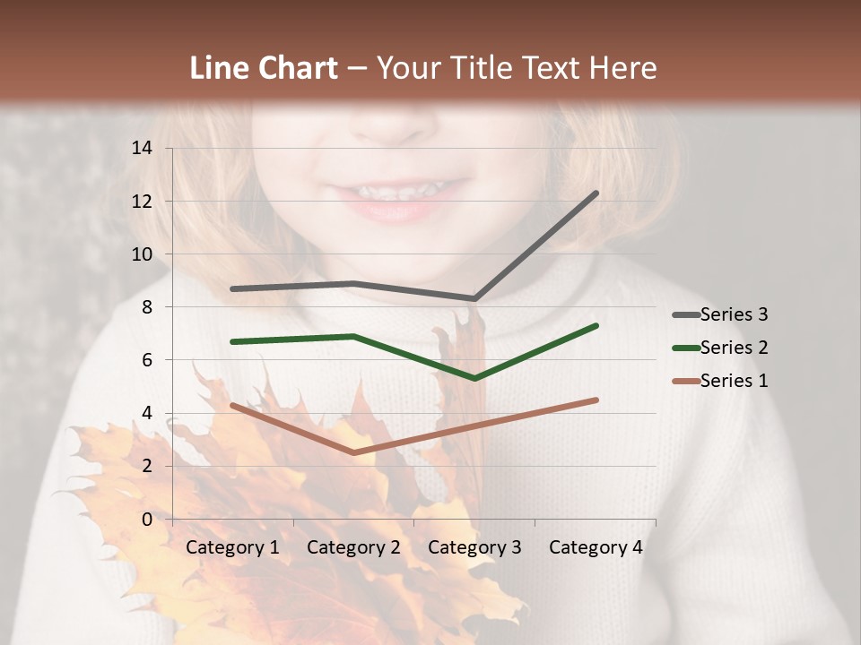 Orange Maple Hat PowerPoint Template