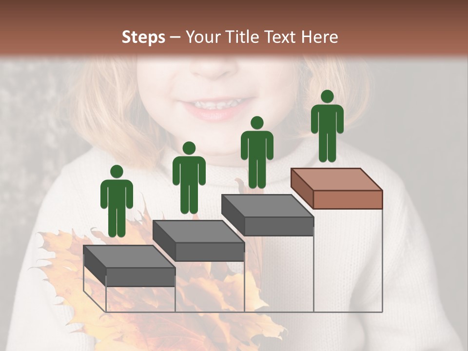 Orange Maple Hat PowerPoint Template