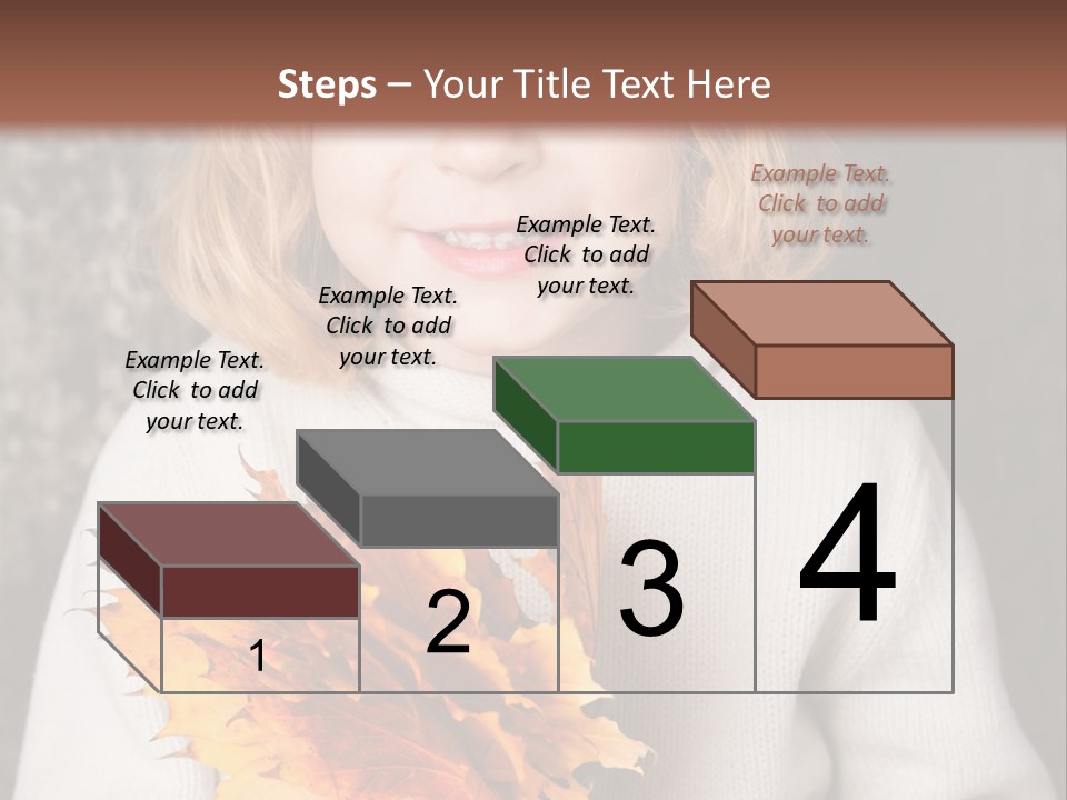 Orange Maple Hat PowerPoint Template