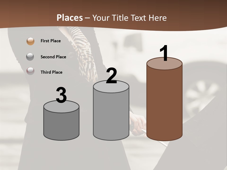 Blond Face Day PowerPoint Template