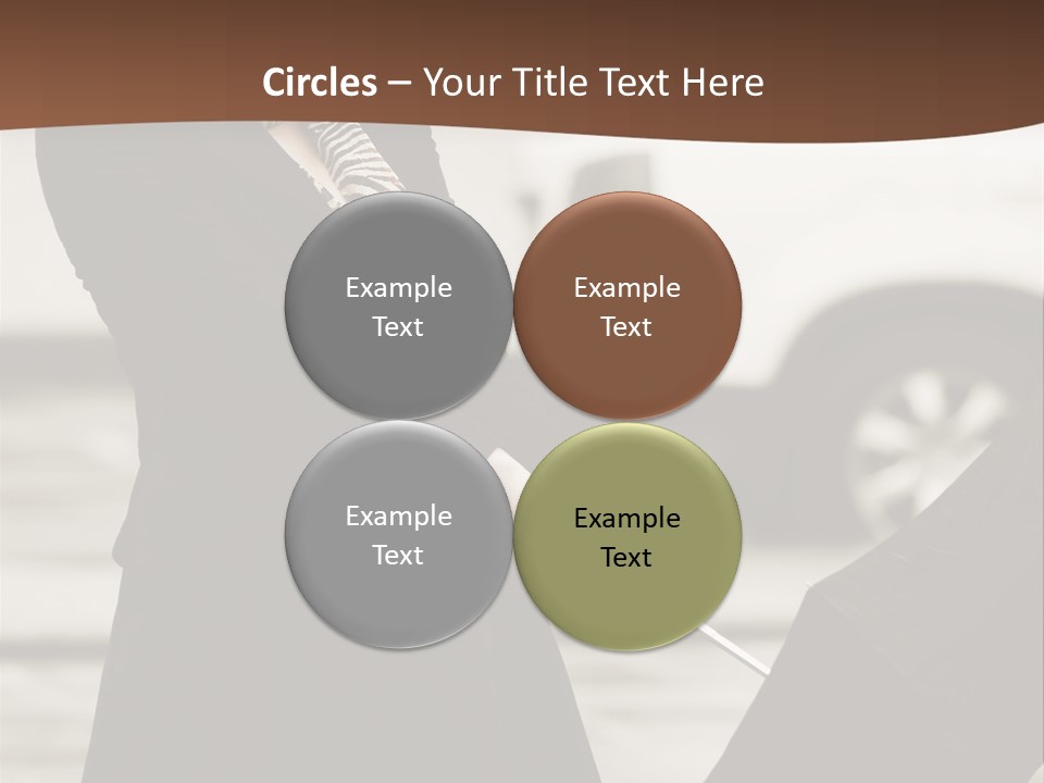 Blond Face Day PowerPoint Template