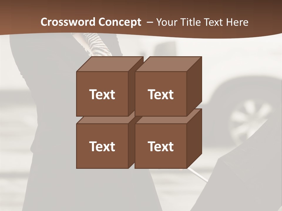 Blond Face Day PowerPoint Template