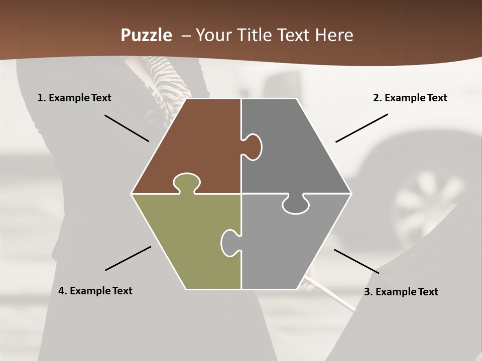 Blond Face Day PowerPoint Template