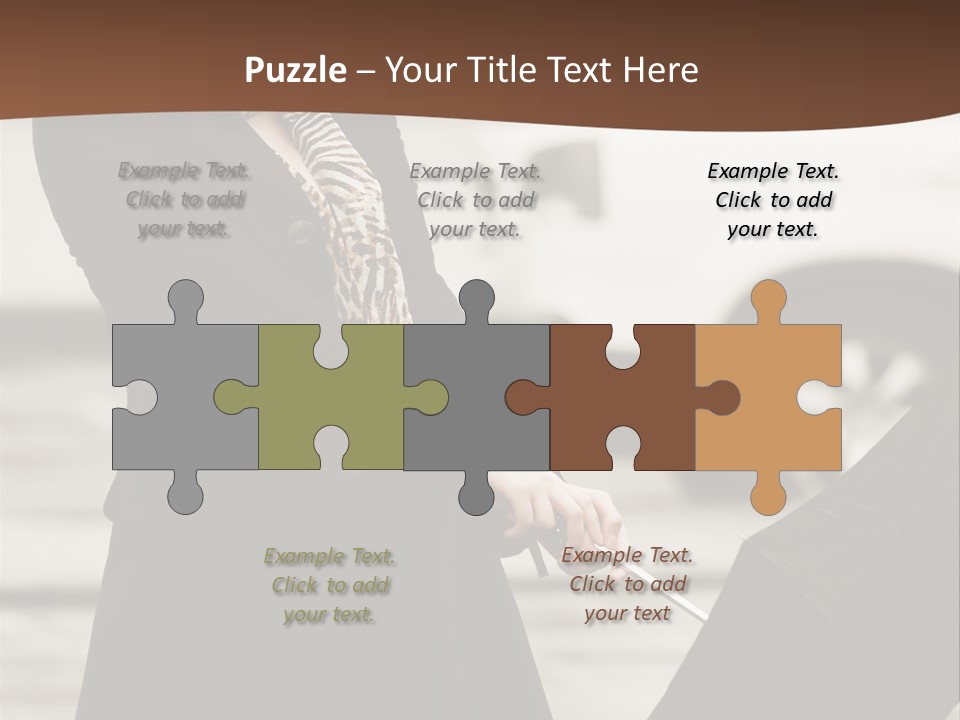 Blond Face Day PowerPoint Template