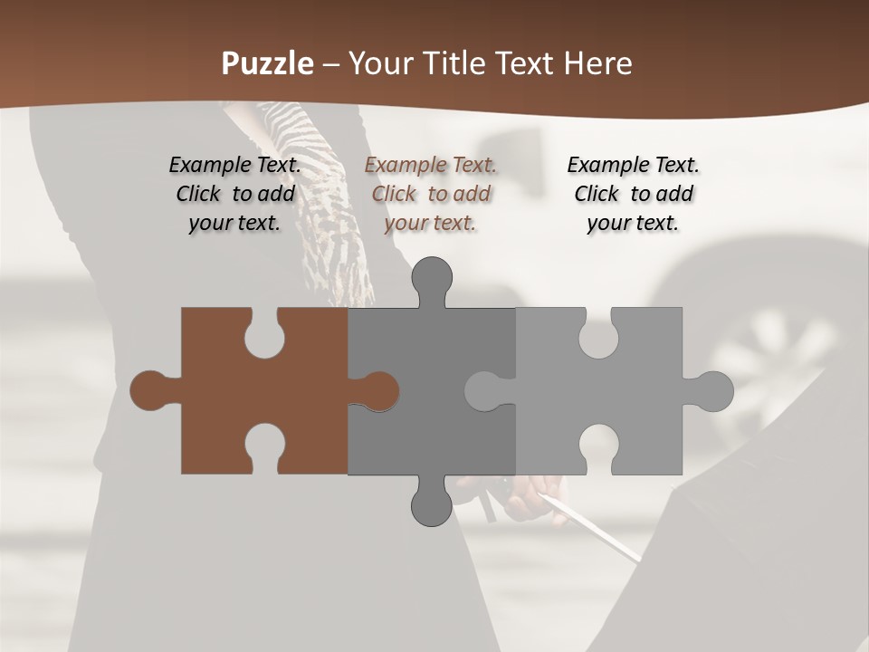 Blond Face Day PowerPoint Template