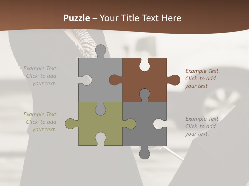 Blond Face Day PowerPoint Template