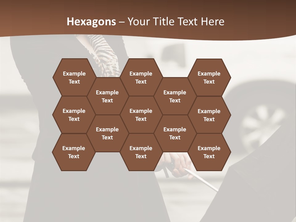 Blond Face Day PowerPoint Template