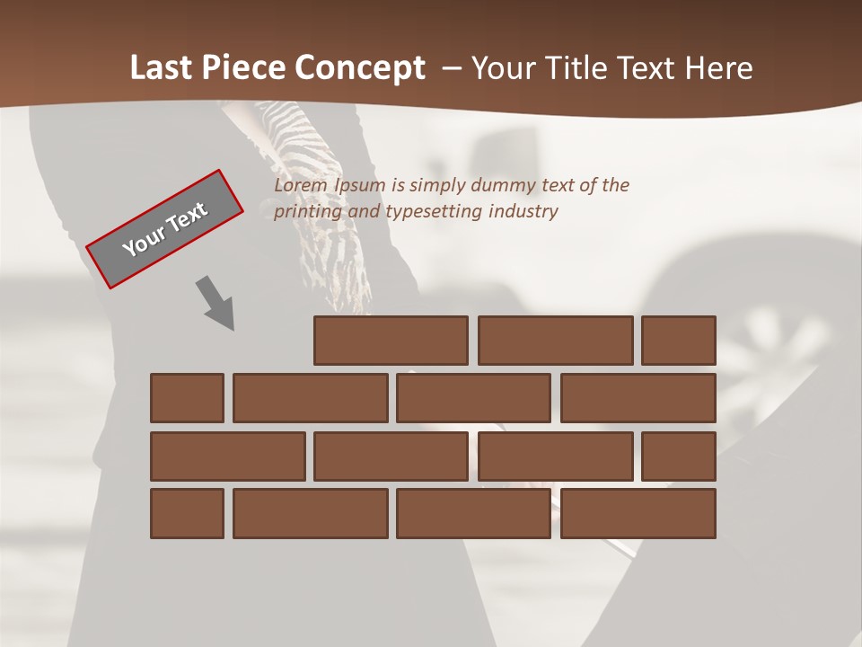 Blond Face Day PowerPoint Template