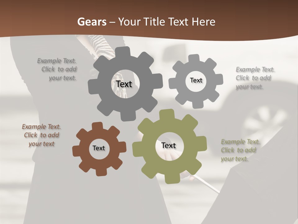 Blond Face Day PowerPoint Template