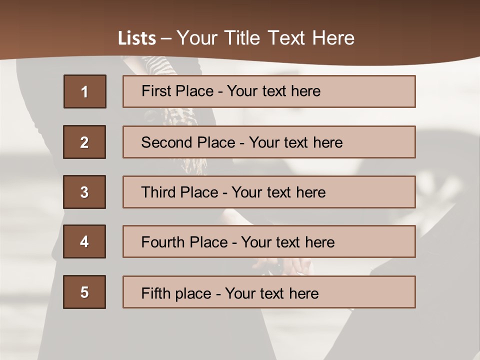 Blond Face Day PowerPoint Template