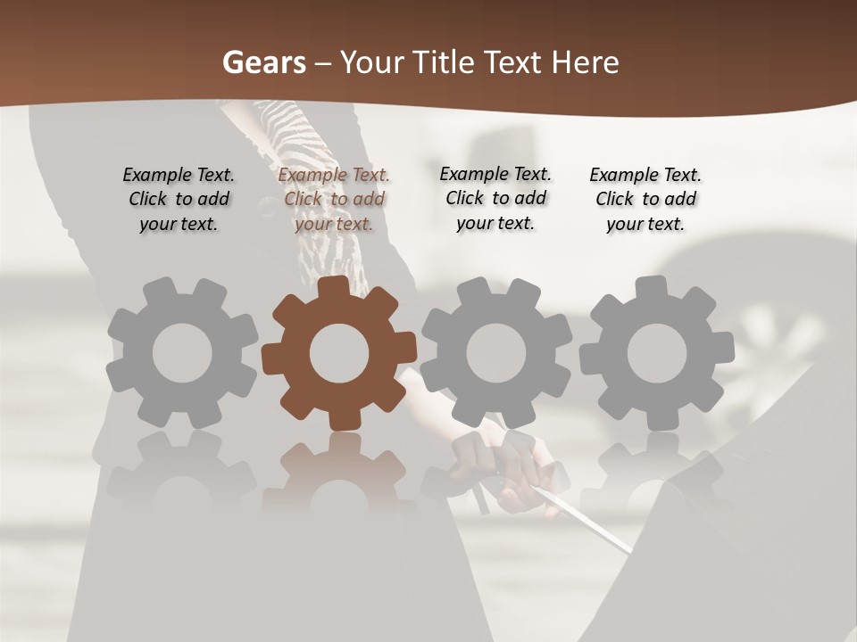 Blond Face Day PowerPoint Template