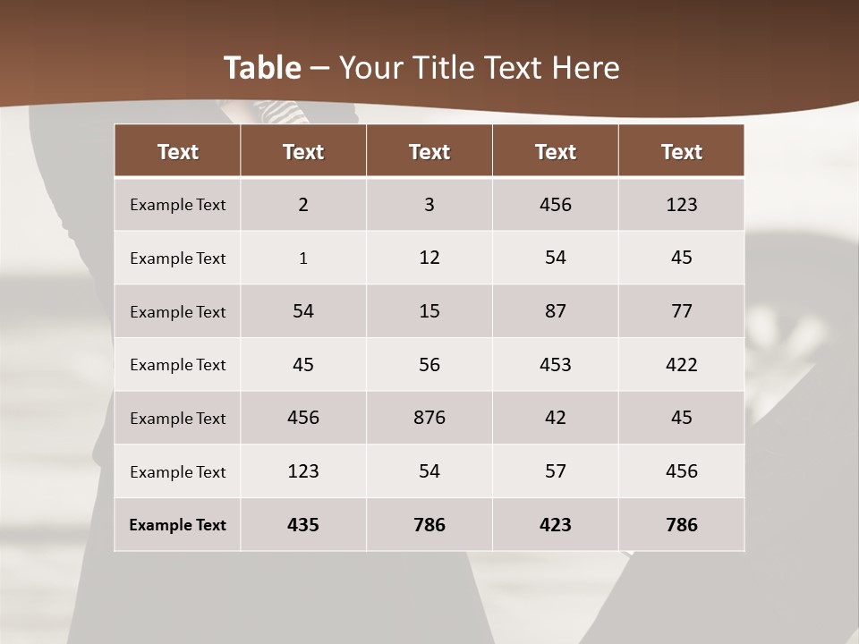 Blond Face Day PowerPoint Template