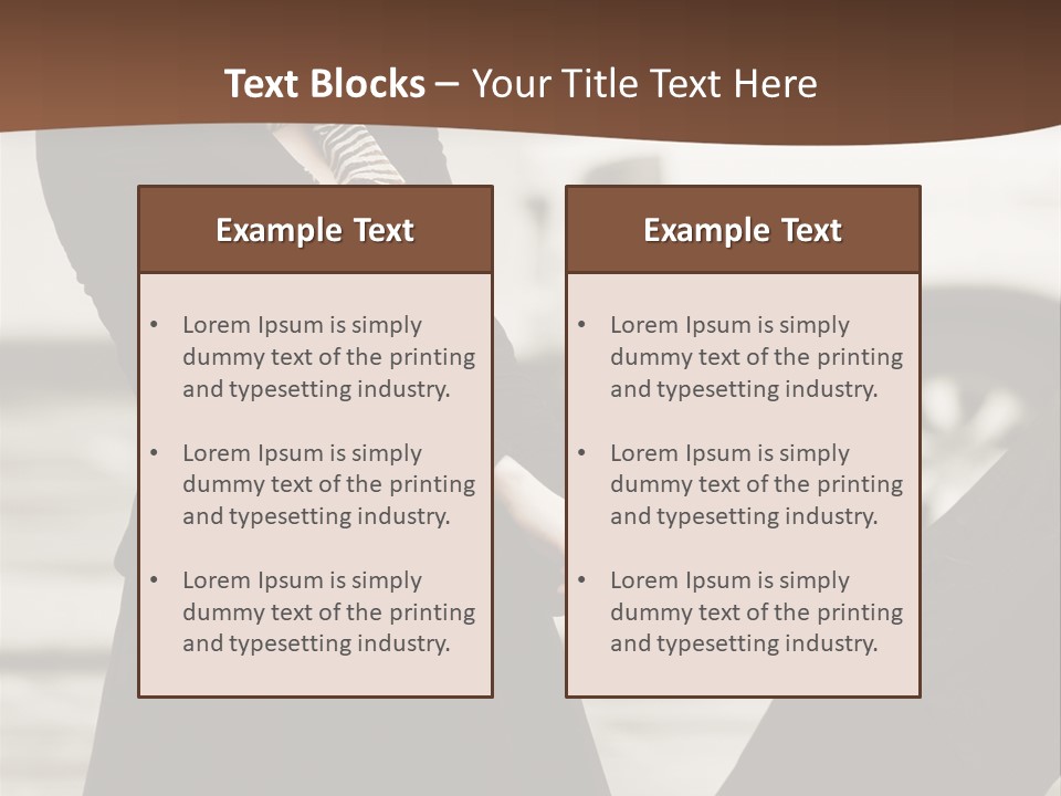Blond Face Day PowerPoint Template