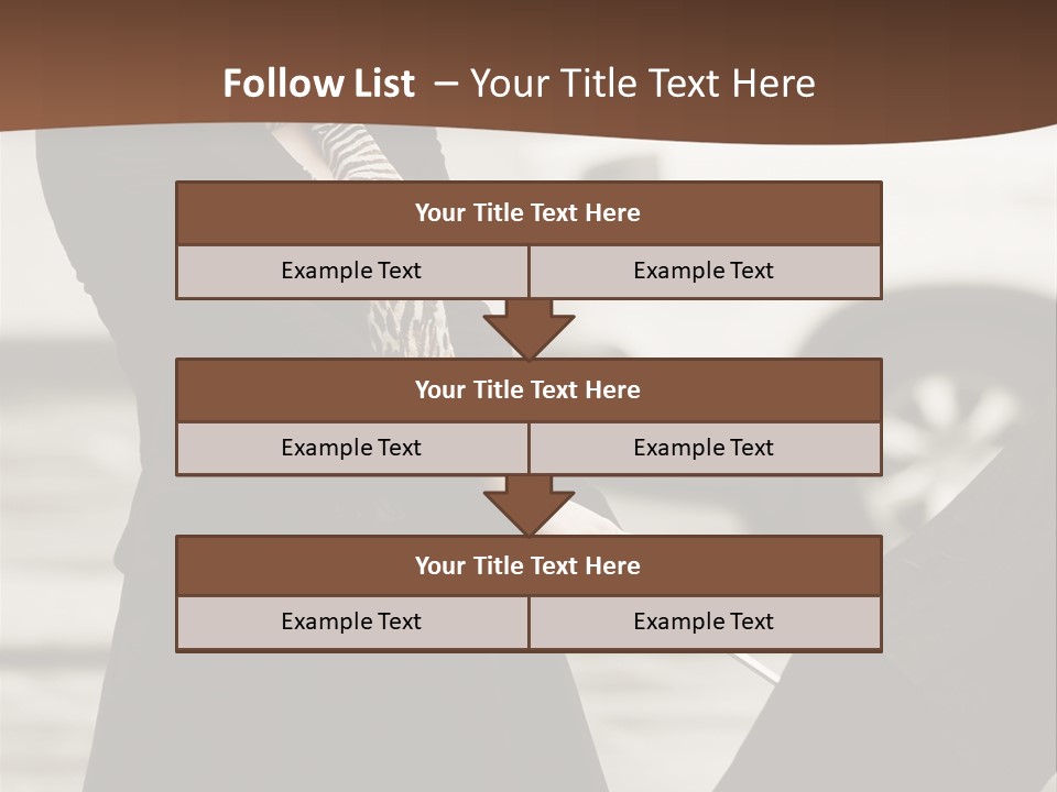 Blond Face Day PowerPoint Template
