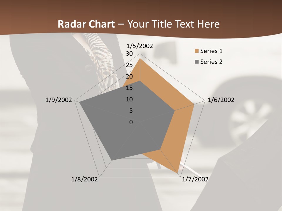 Blond Face Day PowerPoint Template