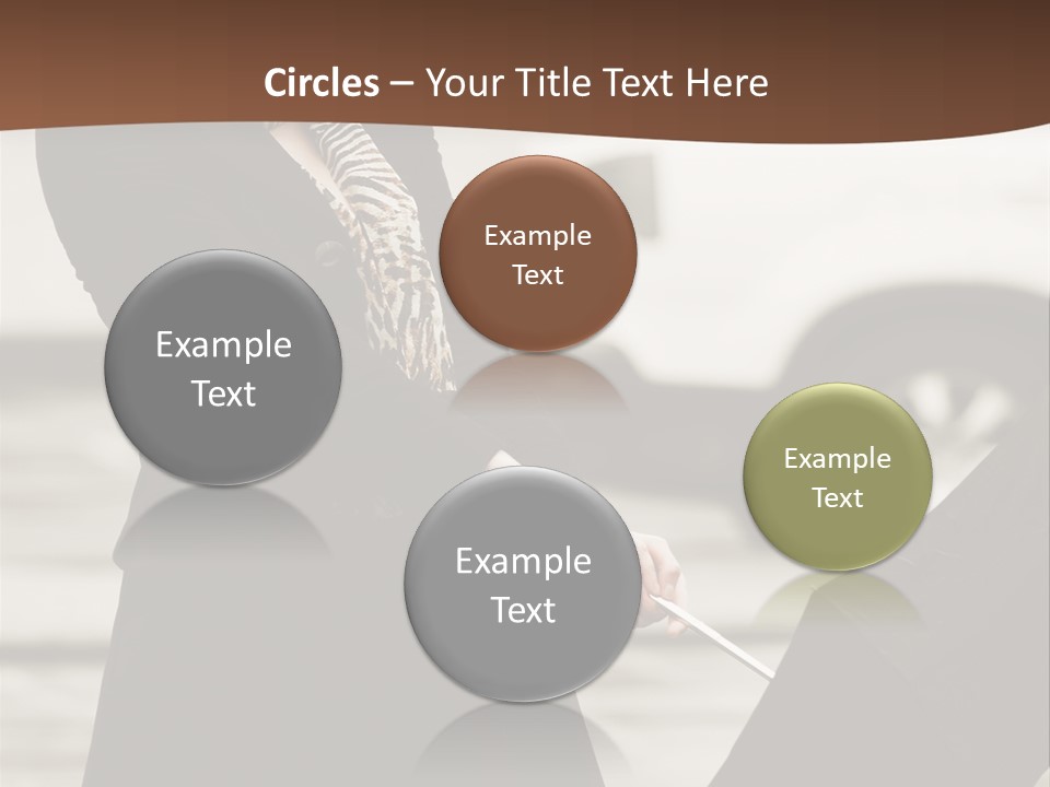 Blond Face Day PowerPoint Template