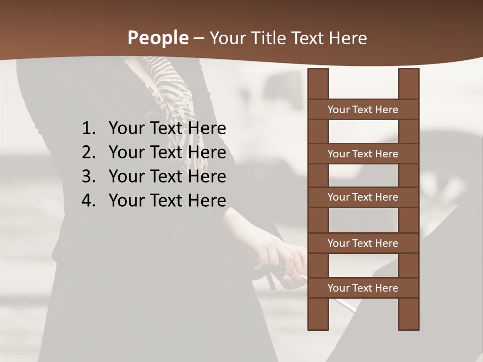 Blond Face Day PowerPoint Template