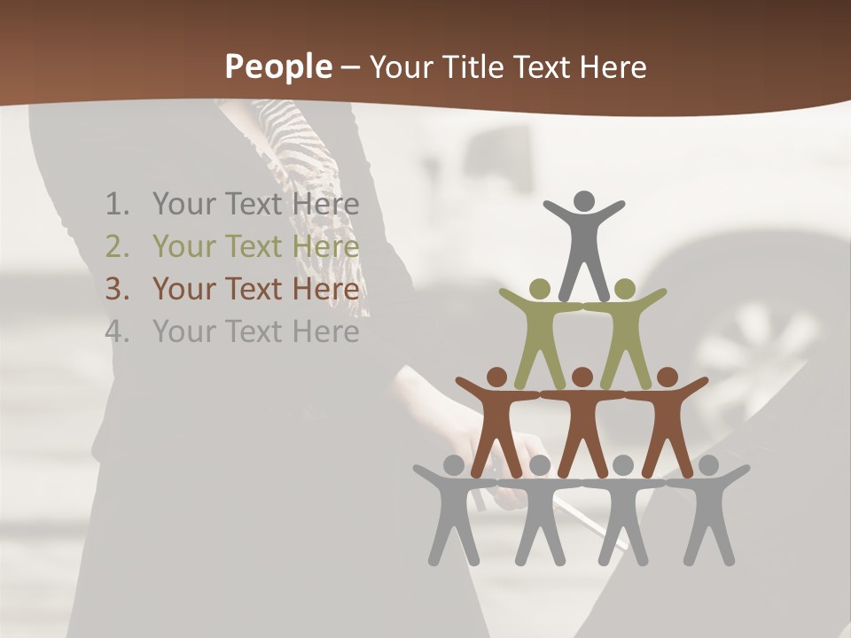 Blond Face Day PowerPoint Template