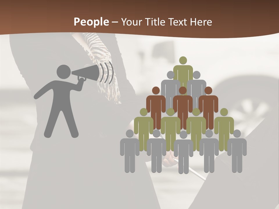 Blond Face Day PowerPoint Template