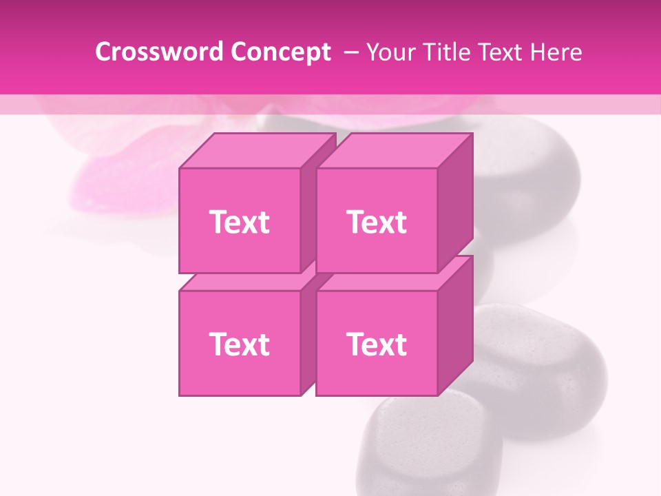 Asian Phalenopsis Stack PowerPoint Template