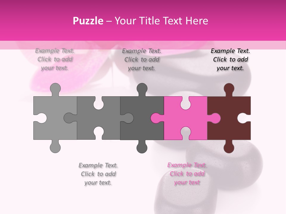 Asian Phalenopsis Stack PowerPoint Template