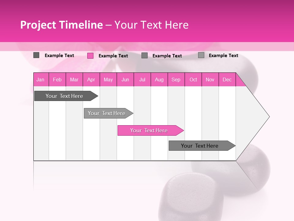Asian Phalenopsis Stack PowerPoint Template