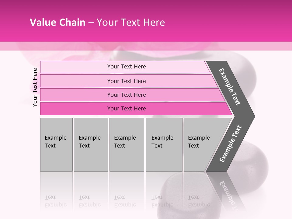 Asian Phalenopsis Stack PowerPoint Template