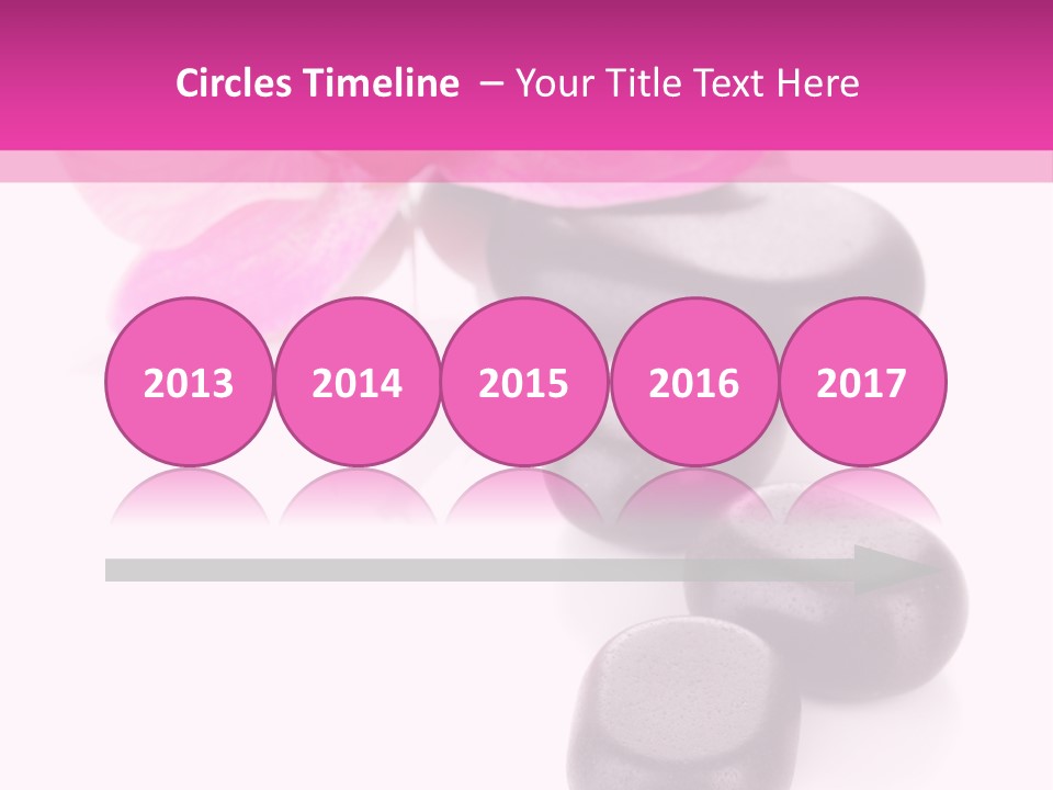 Asian Phalenopsis Stack PowerPoint Template