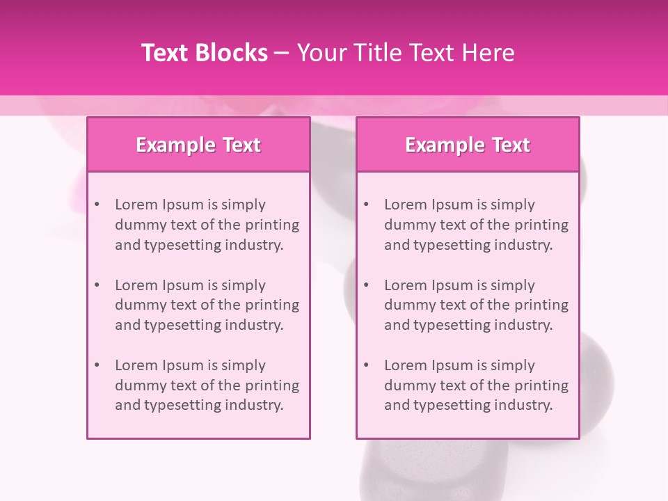 Asian Phalenopsis Stack PowerPoint Template