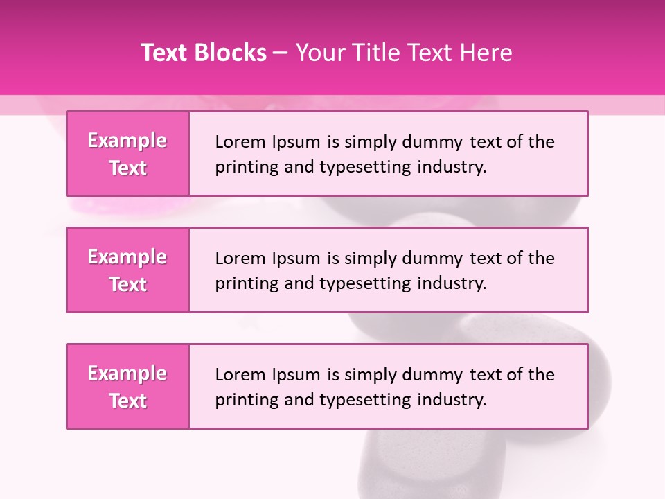 Asian Phalenopsis Stack PowerPoint Template