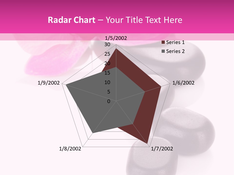 Asian Phalenopsis Stack PowerPoint Template