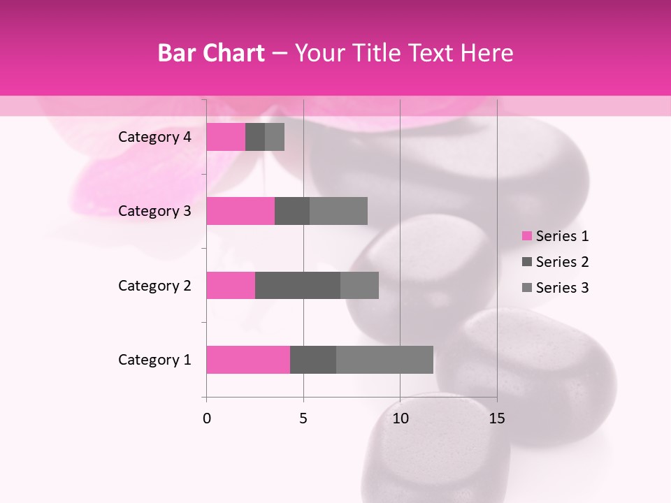Asian Phalenopsis Stack PowerPoint Template