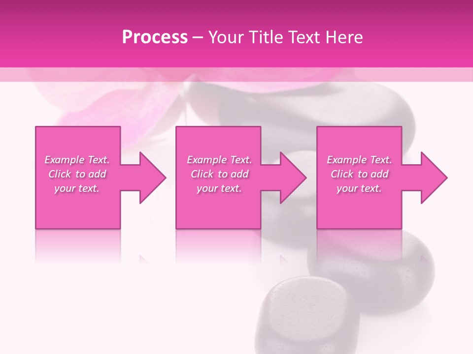 Asian Phalenopsis Stack PowerPoint Template